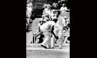 Gavaskar argues with Lillee, Melbourne 1981.